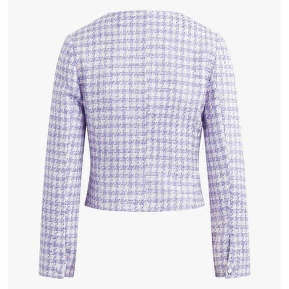 💕FAVORITE DAUGHTER💕 Dasha Top ~ Lilac Tweed 10 NWT - Picture 9 of 16